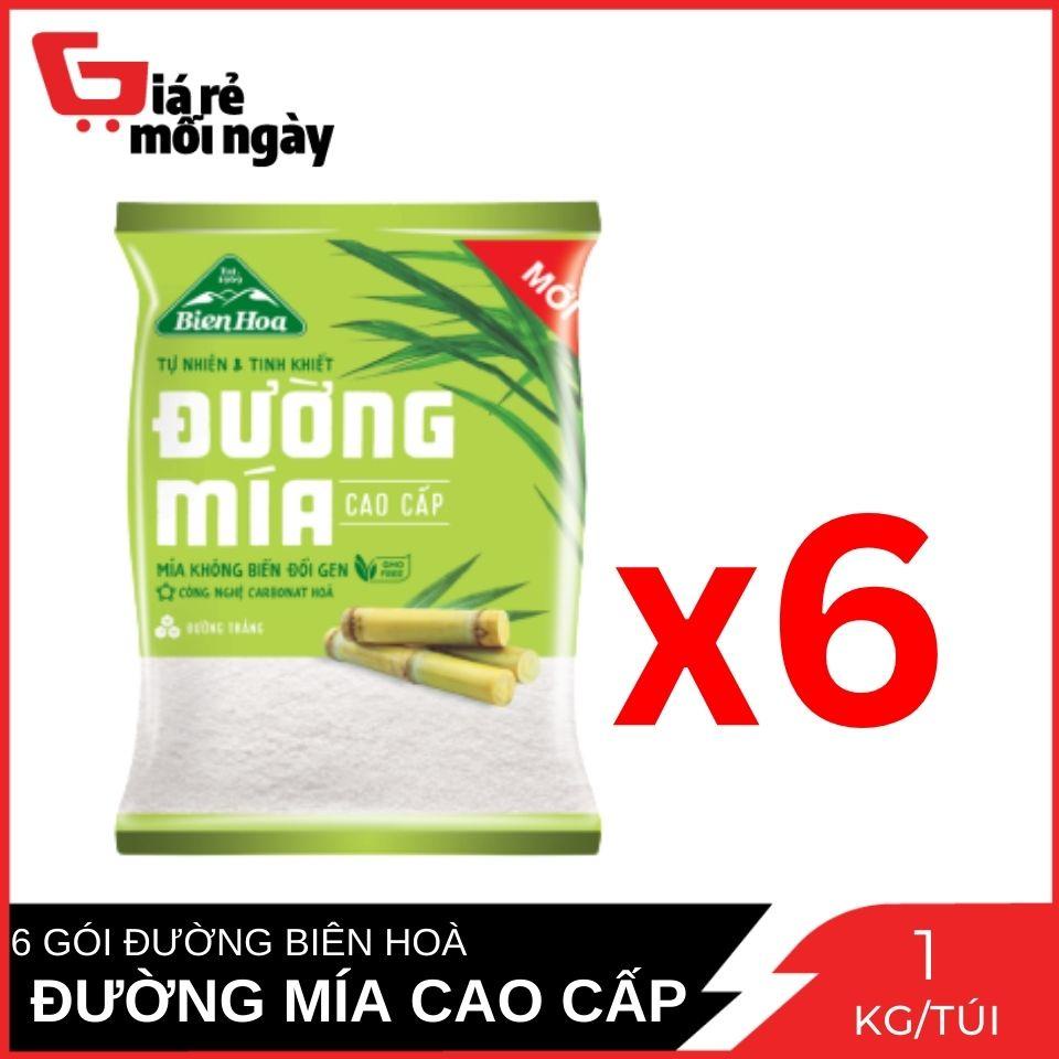 Combo 2 Gói Đường Mía Cao Cấp Đuờng Biên Hoà Gói 1Kg x2