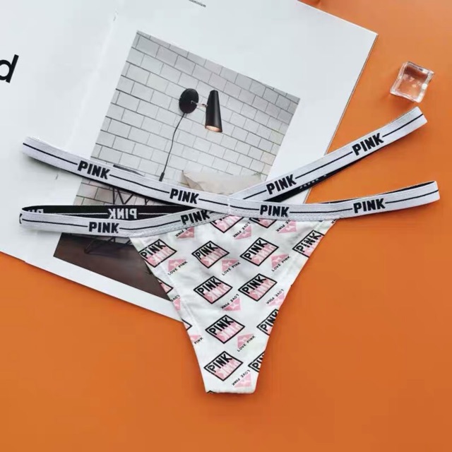 Quần Lót Lọt Khe Pink Dây Chéo Mới P254