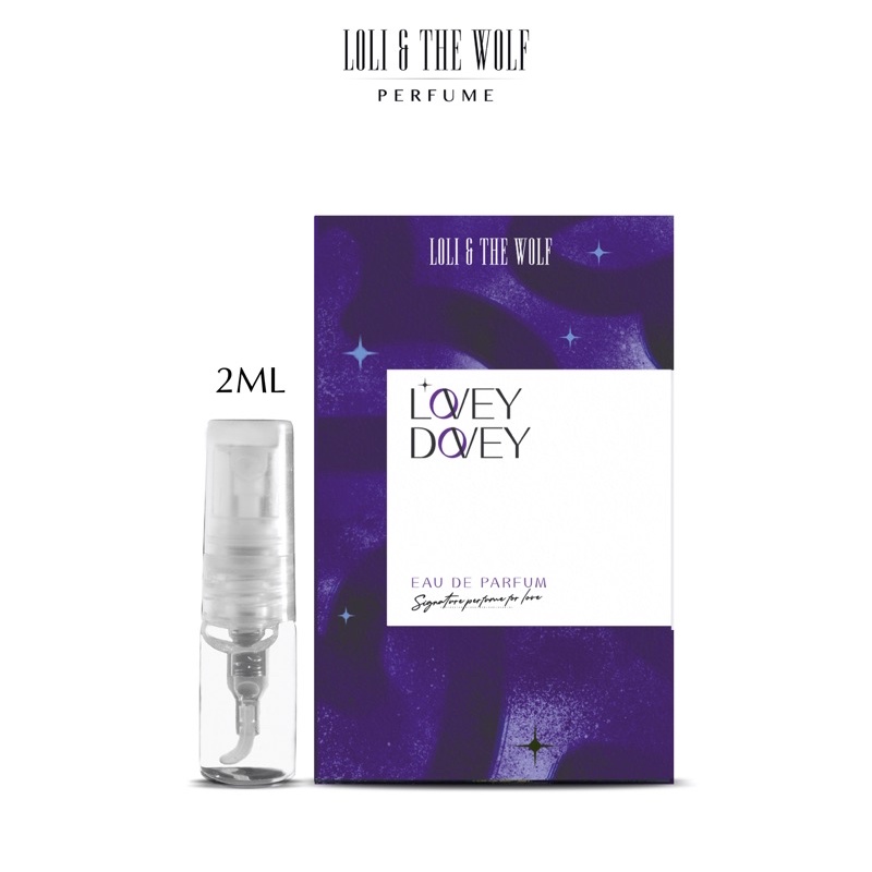 Nước hoa nữ thơm lâu chính hãng Lovey Dovey Eau De Parfum chai 2ml nhỏ gọn - LOLI & THE WOLF
