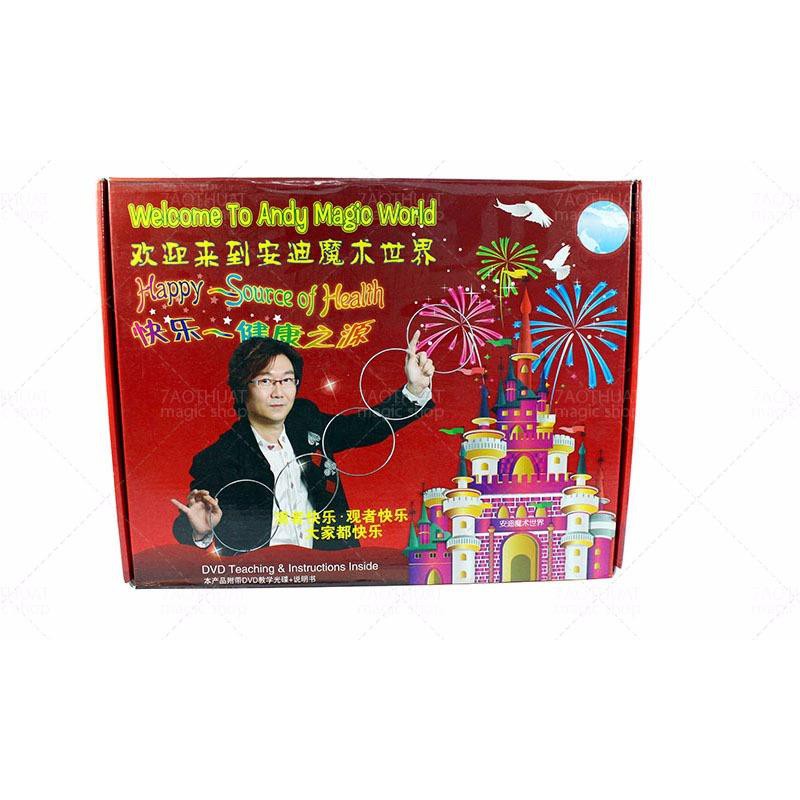 Bộ đồ chơi ảo thuật thông minh : combo Andy magic 20 món + dvd hướng dẫn