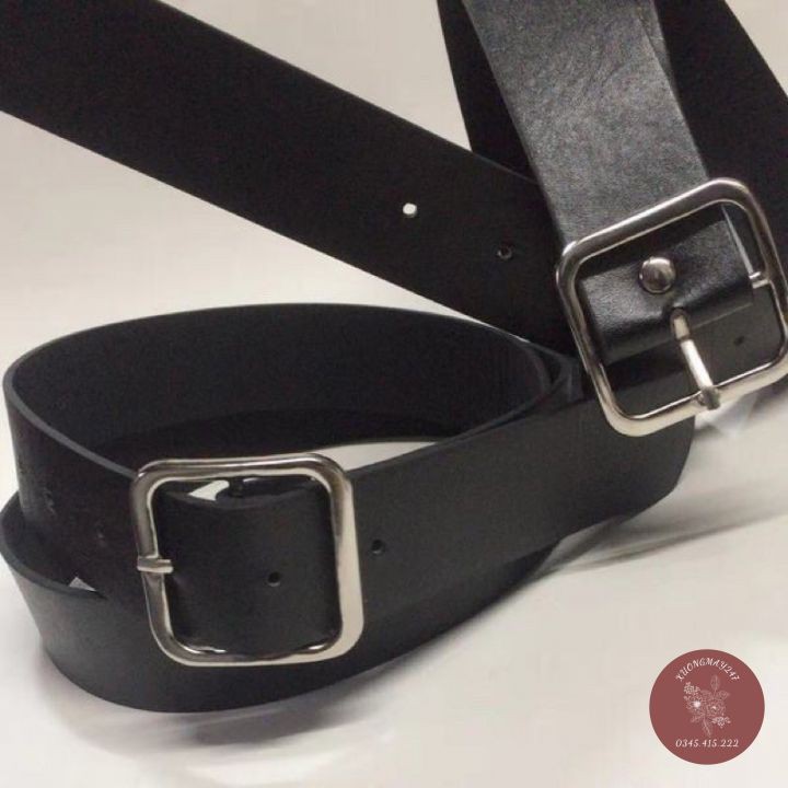 Thắt lưng nữ mặt vuông chất liệu da PU bền đẹp