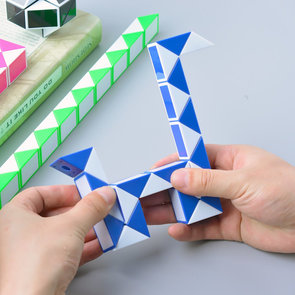 Rubik Biến Thể Gía Rẻ - Rubik Xoay Snake Biến Hình - Biến Thể Của Rubik Lập Phương Kích thước lớn