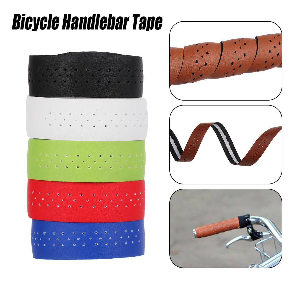 LAY 1 Cặp Băng Quấn Tay Lái Xe Đạp Bằng Da PU Chống Nước