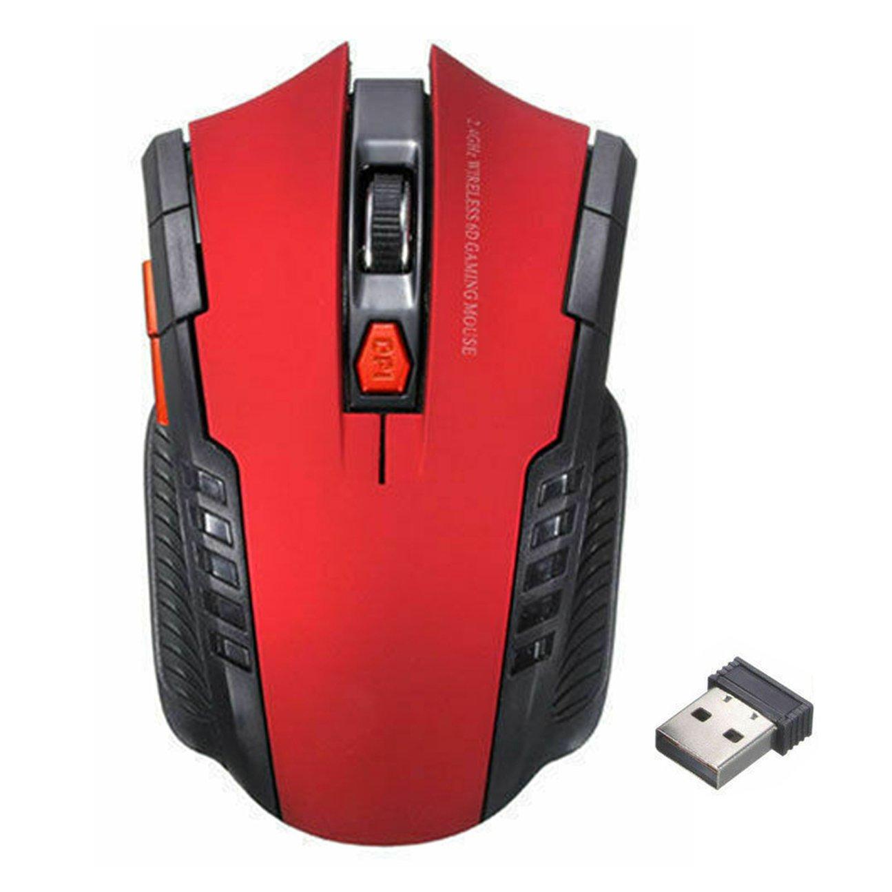 Người Bán Hàng Tốt Nhất, Chuột Chơi Game Quang Không Dây Mini 2.4Ghz, MiceAnd Usb Receiver Cho Pc Máy Tính Xách Tay