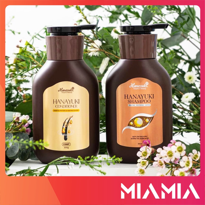 Combo Dầu Gội Xả Hanayuki chính hãng Hana Đoàn Di Băng