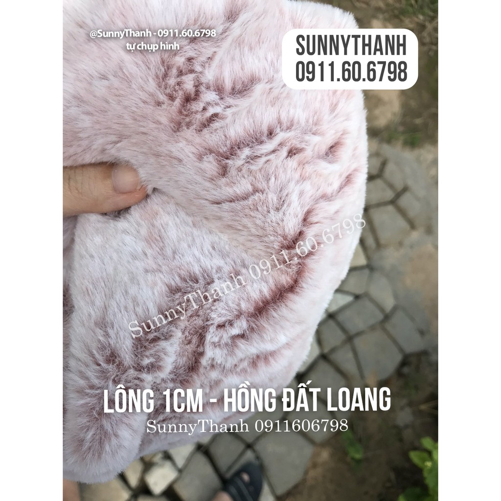 5035 5075 Vải lông thỏ siêu mịn 1cm