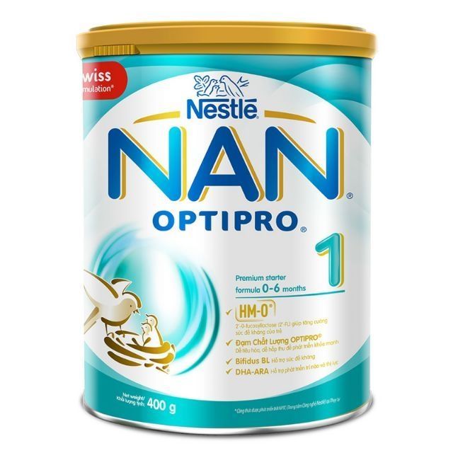 Sữa Nan Optipro số 1 400g (date mới )mẫu mới