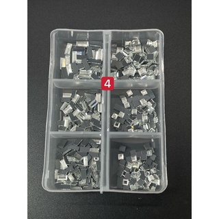 phụ kiện đá chân keo mix hình trắng ab