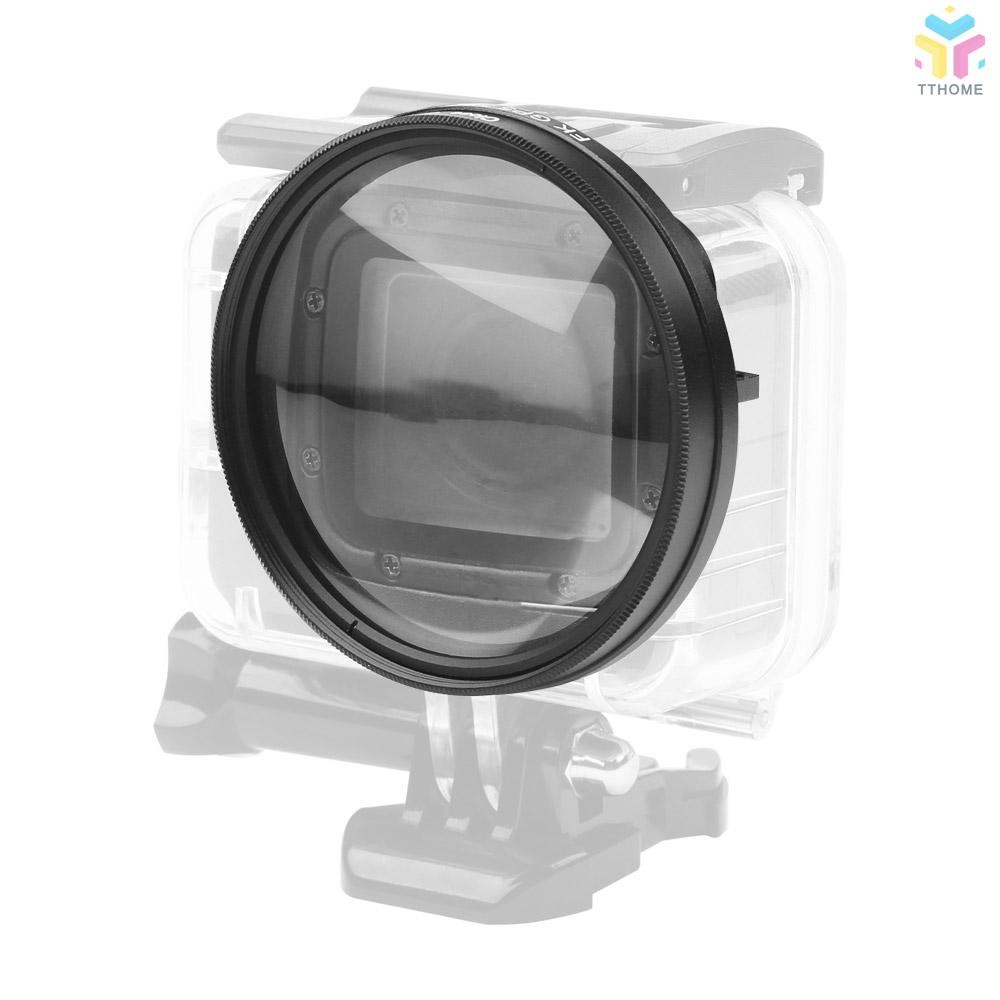 Bộ ống kính macro 58mm độ phóng đại 10x gắn lồng chống thấm nước cho Gopro Hero 7 Black 6 5