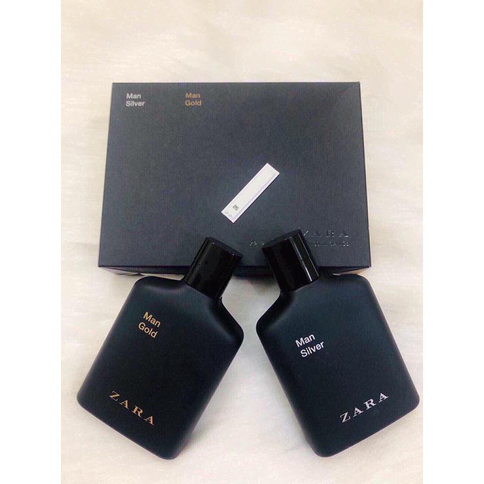 🦅SET NƯỚC HOA ZARA MAN GOLD - SILVER 60 ML/2CHAI