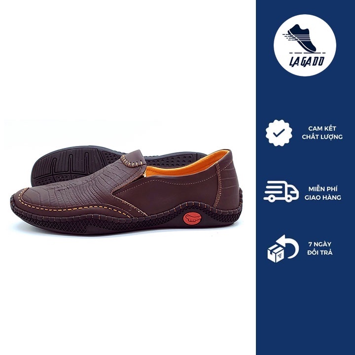Giày Lười Nam Cao Cấp Hàng Thiết Kế Trẻ Trung Năng Động Chế Độ Bảo Hành Bong Nổ Da Trọn Đời