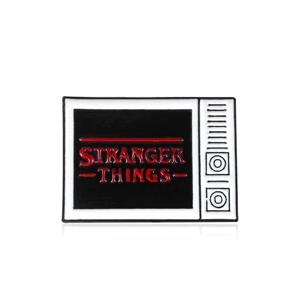 Qqmall Huy Hiệu Cài Áo Hình Nhân Vật Phim Stranger Things TV Series Eleven Tráng Men Cổ Điển Làm Quà Tặng Cho Bé