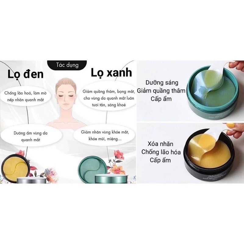 Mặt Nạ Dưỡng Ẩm Mắt JM Solution Eye Patch ( 60 Miếng ) - Hàng Chính Hãng