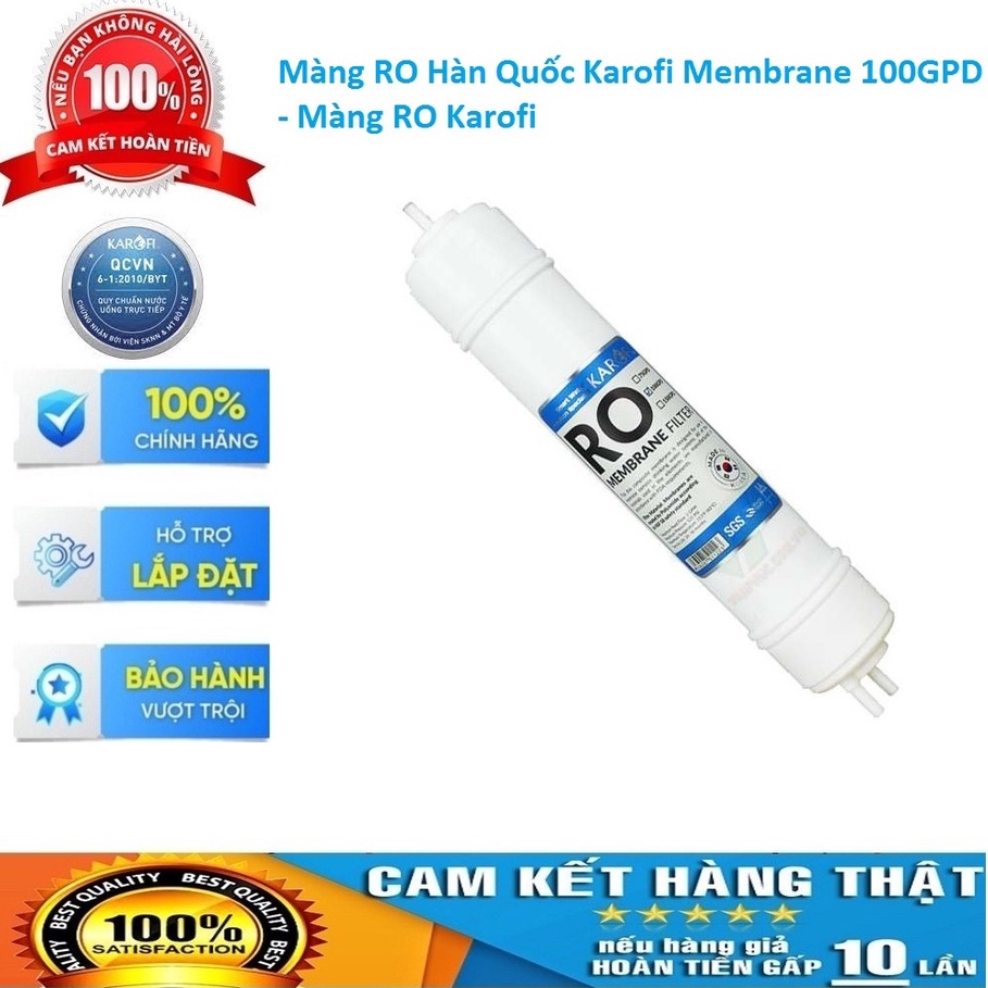 Màng lọc RO 100GPD Hàn Quốc - Lõi số 4 Karofi