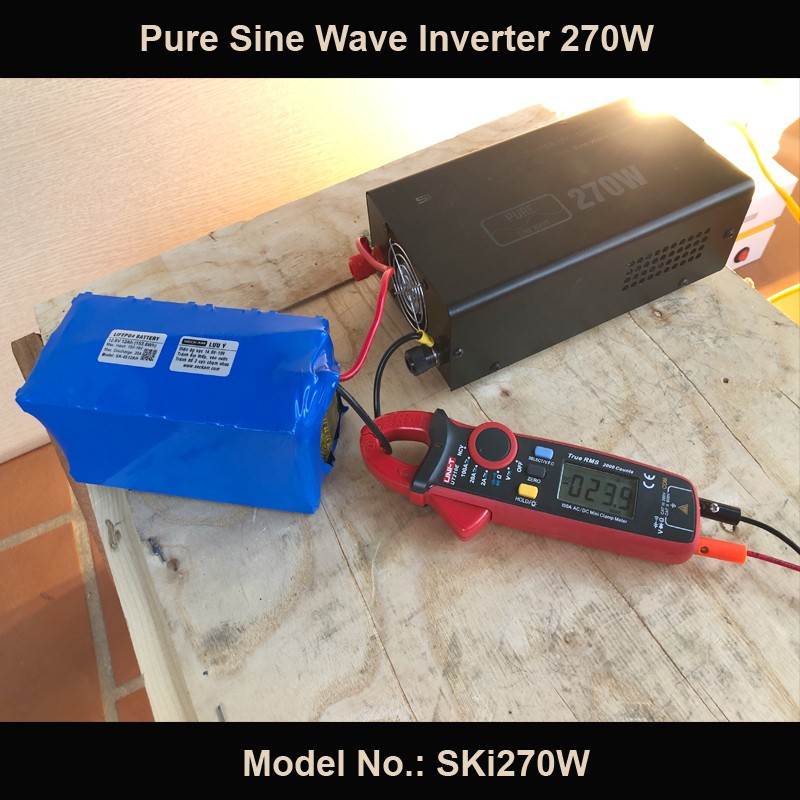 Pure Sine Wave inverter 12V to 220V 270W