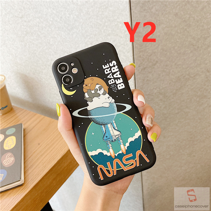 Ốp Điện Thoại In NASA We Bare Bears Cho Samsung A51 A12 A50 A71 A30S A7 2018 J2 J7 Prime A31 A10S A70