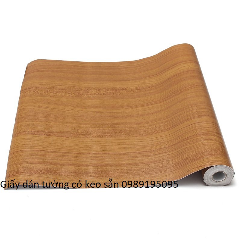 Decal vân gỗ có keo sẵn