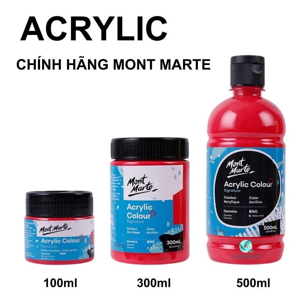 Màu acrylic 3D Mont Marte cao cấp của ÚC 100ml,vẽ giầy,tranh tường - Chuyenmythuat68