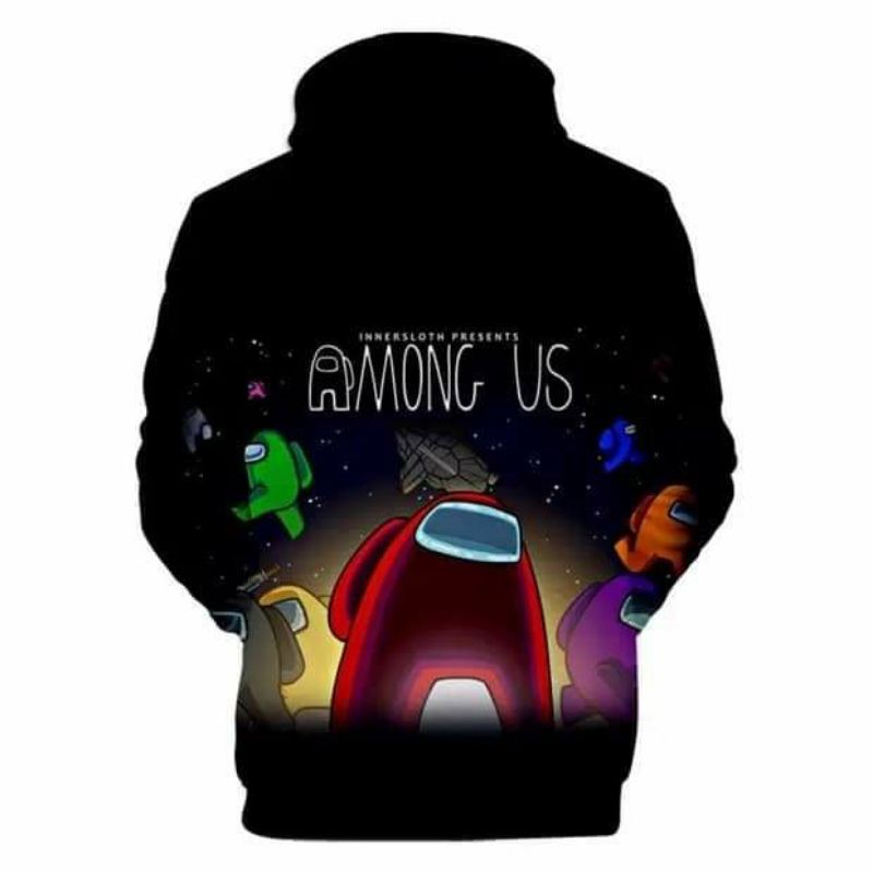 Áo hoodie Among Us Fashion-- mẫu Hầm tối  in 3d nỉ bông  hàng quảng châu cực chất | BigBuy360 - bigbuy360.vn