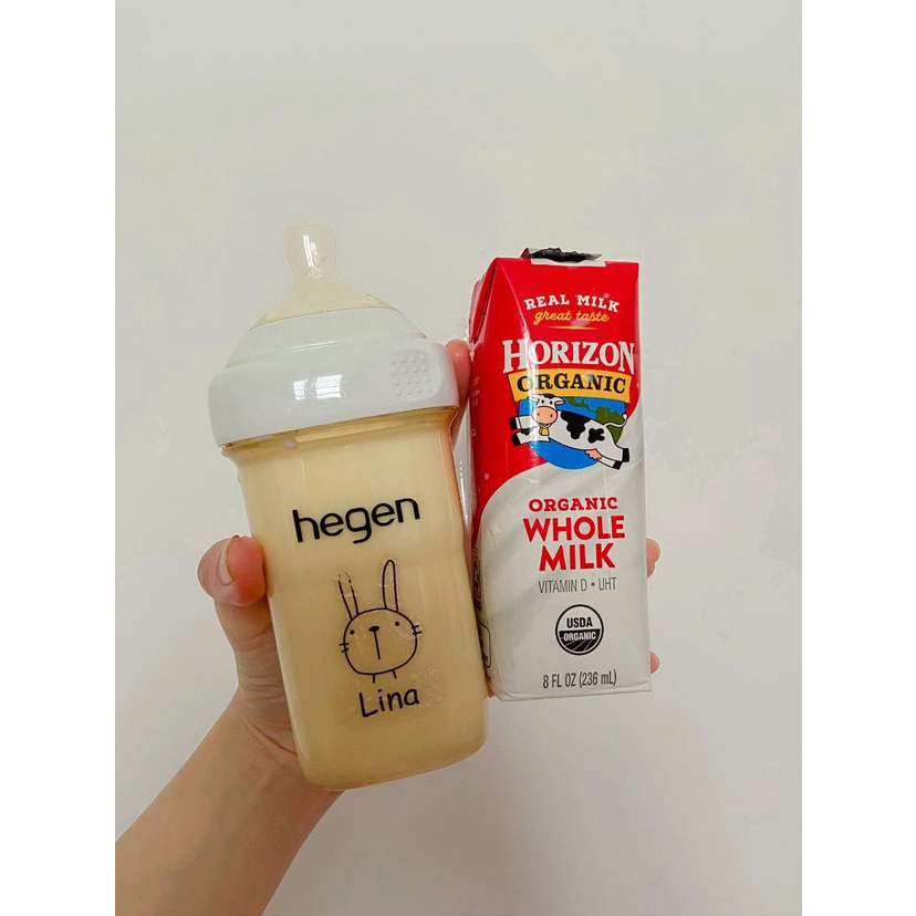 Sữa nước nguyên kem horizon organic hộp 236ml