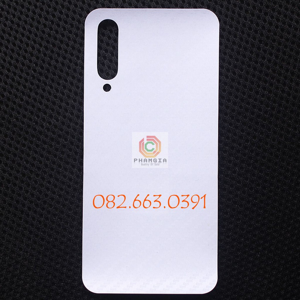 Miếng dán mặt lưng skin carbon Xiaomi Mi 9