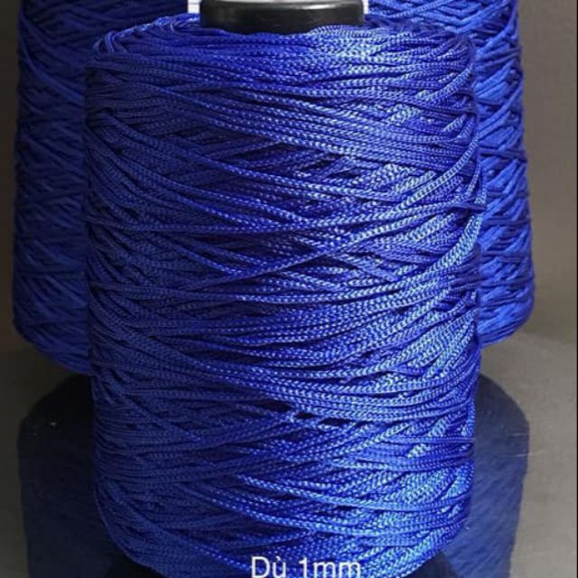 10 mét dây dù 1mm xanh đậm