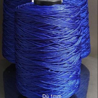 10 mét dây dù 1mm xanh đậm