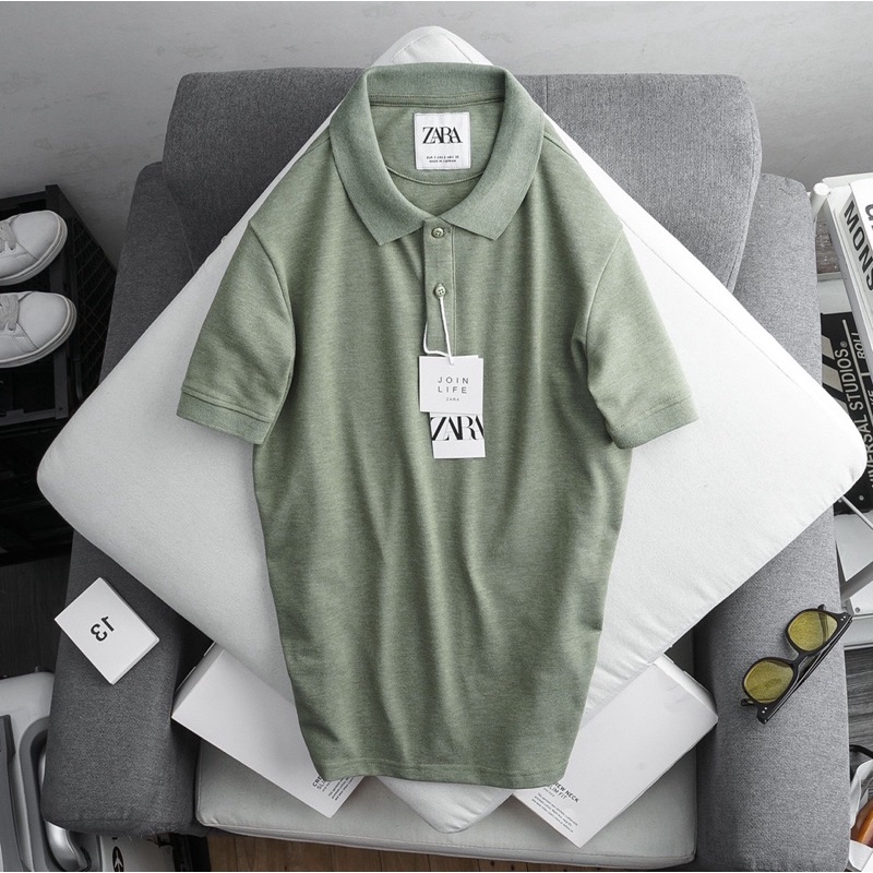 Áo thun nam polo có cổ ZR thun cao cấp thấm hút tốt