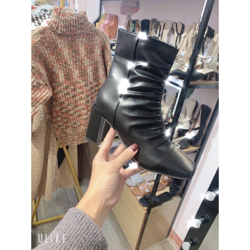 Boot nhăn lì chun siêu ôm chân(fullboxl1) | BigBuy360 - bigbuy360.vn