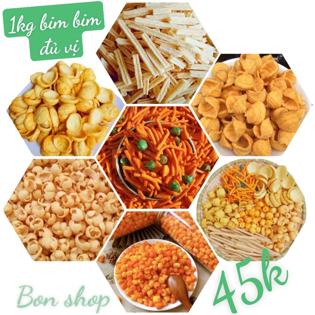 500G BIM BIM SNACK TÁ LẢ NGON GIÒN