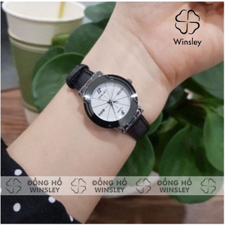 Đồng hồ nữ Halei dây da đen trắng đẹp chống nước tuyệt đối chính hãng Tony Watch 68