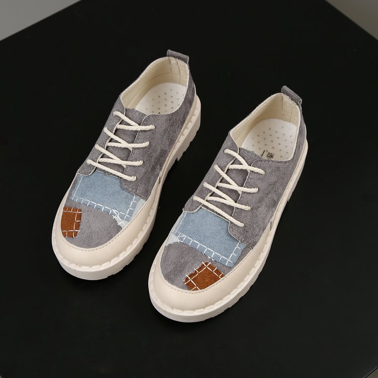 Giày thể thao IELGY vải bạt đế dày thời trang Hàn Quốc cổ điển