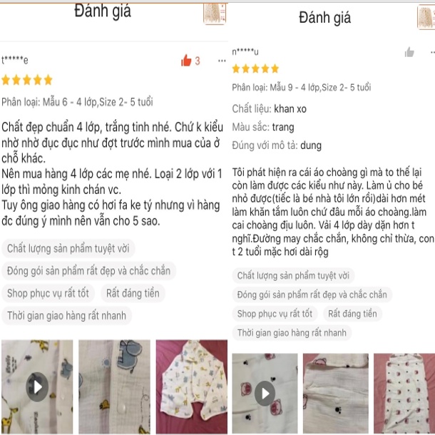 [Áo choàng xô 4 lớp] Áo choàng chống nắng cho bé - Áo có thể làm khăn tắm siêu thấm hút