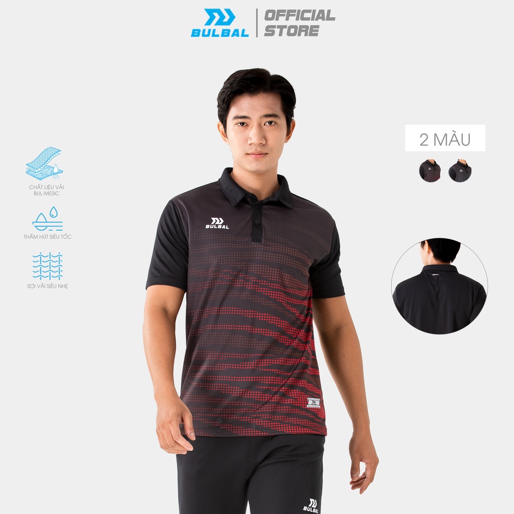 Áo cầu lông nam Bulbal Badminton SS22 chuyên nghiệp, chất vải mè Bul-Mesic, Dùng Trong Tập Luyện Và Thi Đấu Cầu lông