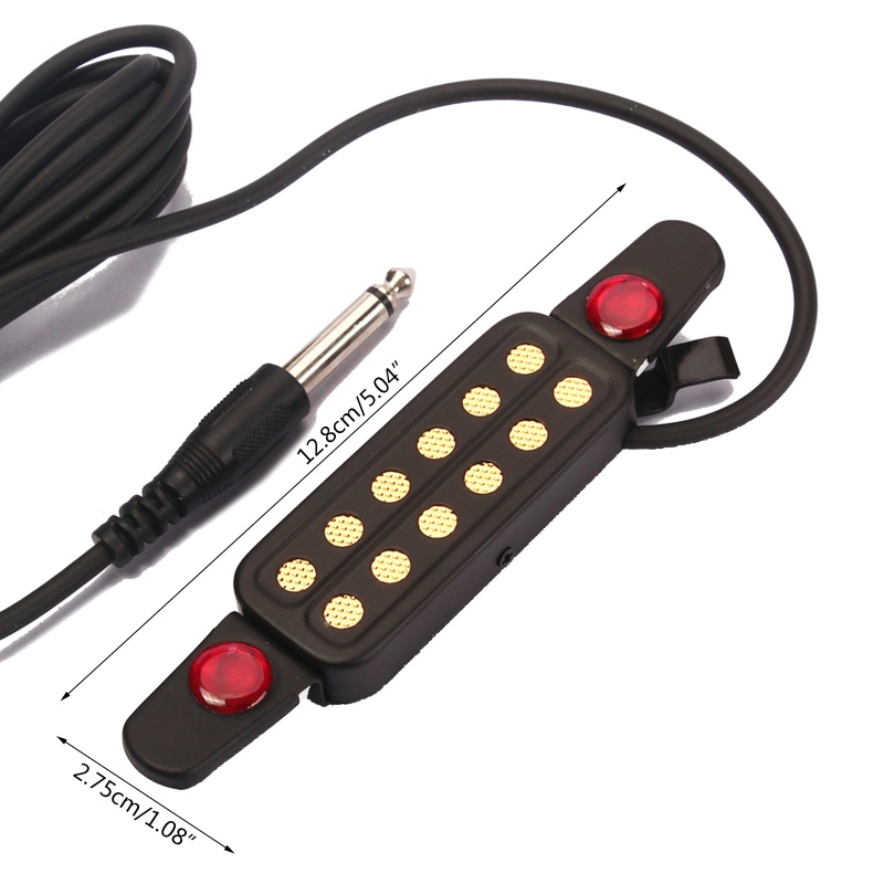 Thiết Bị Pickup 12 Lỗ Chuyên Dụng Cho Đàn Guitar 38inch-41 inch