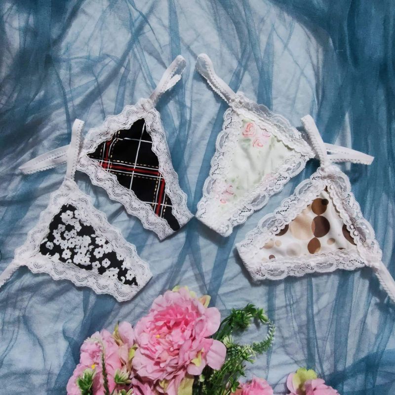 Quần lọt khe nữ . chất liệu Thun cotton phối ren mềm mại thoáng mát . giáo hàng che tên sản phẩm