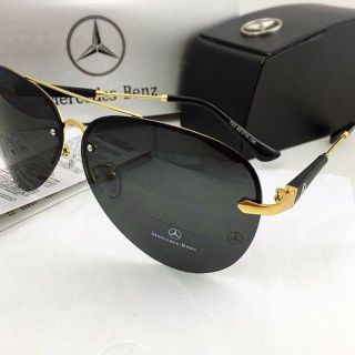 Kính nam Mercedes phân cực tròng polazoi tặng kèm hộp và khăn lau