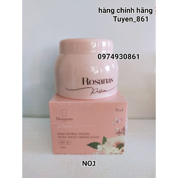 ROSANAS kem body  hộp 150g