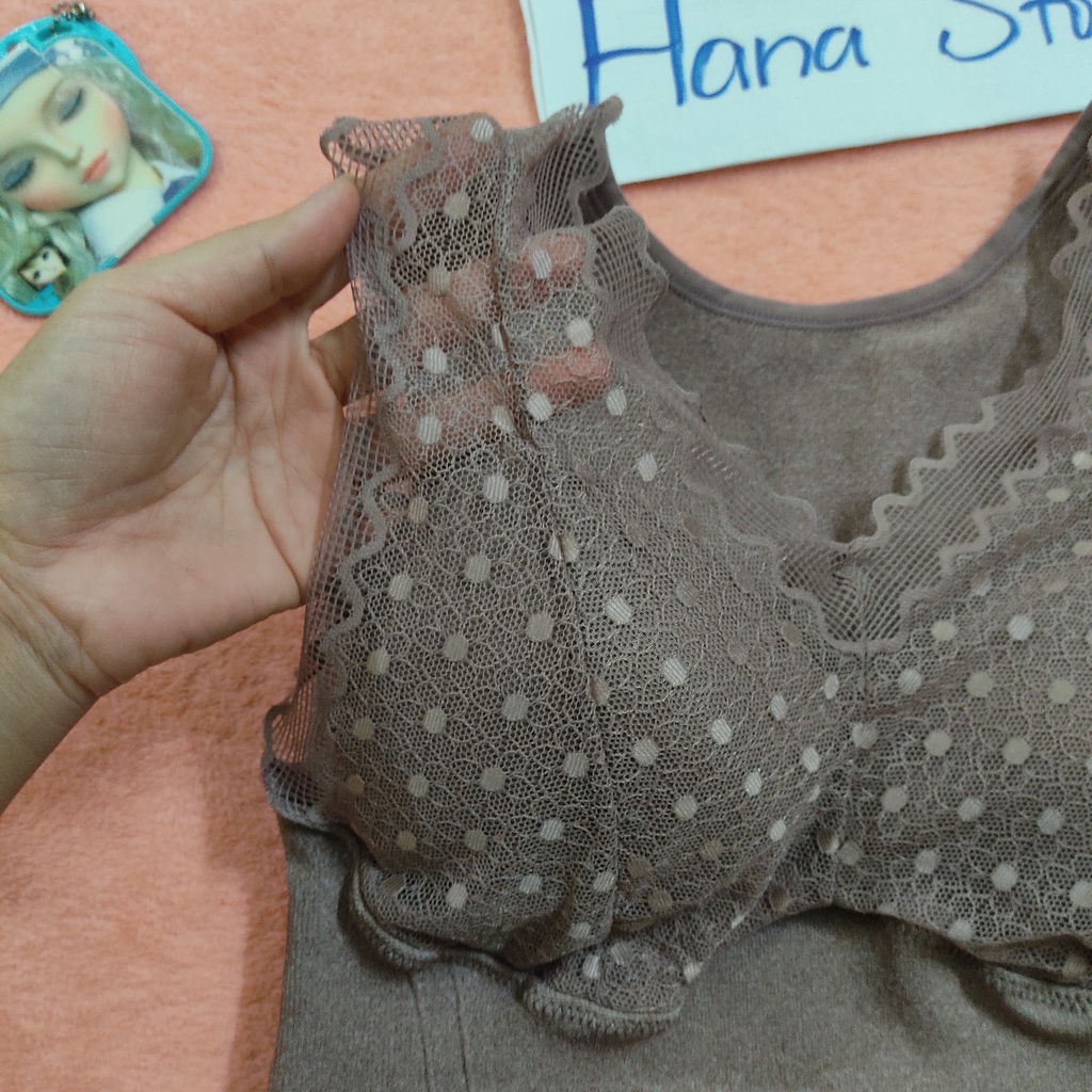 Bra nữ ren nhiệt, áo hai dây nữ lót lông hàng Quảng Châu cao cấp co giãn mặc kèm  khoác thu đông,đông