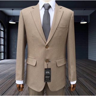 Bộ Vest Trung Tuổi Gồm 1 Quần + Áo Cao Cấp