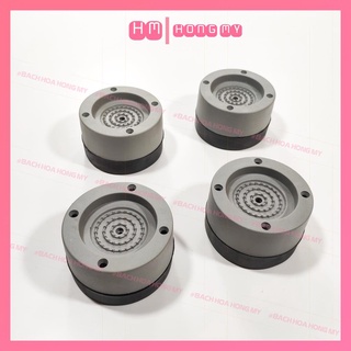 Chân đế máy giặt - Lót chân chống rung máy giặt 4 miếng cao su cao cấp - Lỗi 1 đổi 1