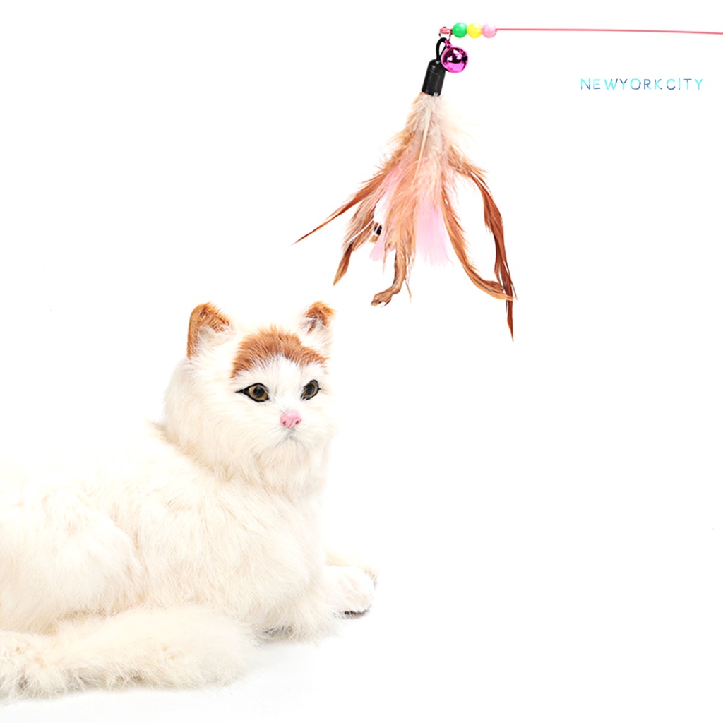 Gậy Lông Vũ Đồ Chơi Bằng Thép Dành Cho Mèo Cưng