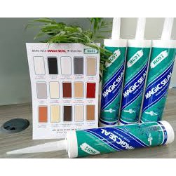 KEO SILICONE MAGICSEAL MG97 - MAGICSEAL VIỆT NAM - Trắng sữa, Xám, Đen, Trắng Trong, Gỗ, Nâu đậm, Nâu đen, Đỏ gạch
