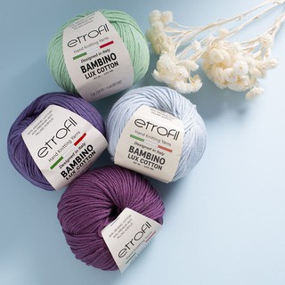 Cuộn Len Etrofil Bambino Lux Cotton Yarn( Bảng màu 1)