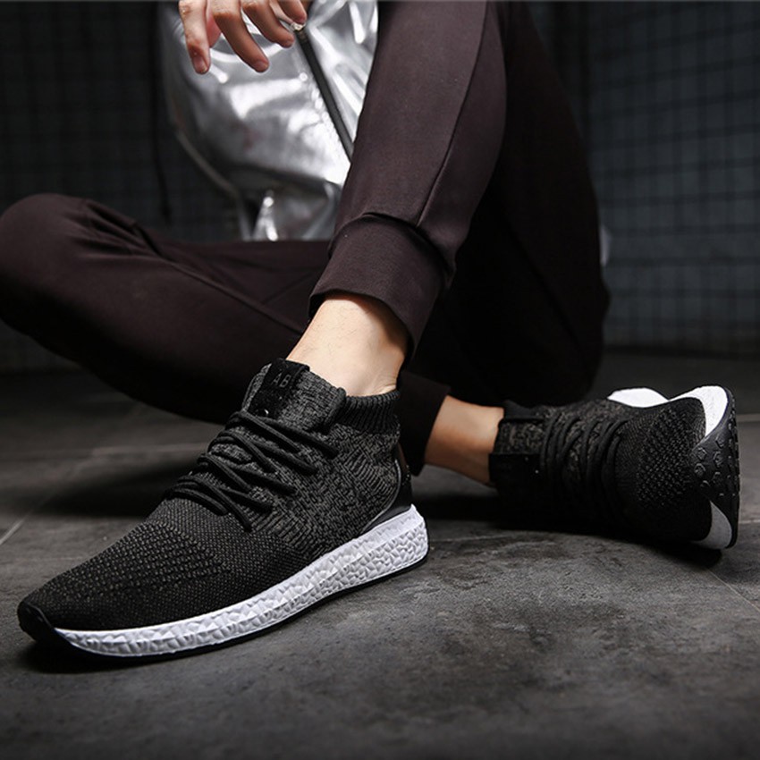 Giày cổ cao nam, giày sneaker nam cổ cao chất liệu cao cấp thời trang bền đẹp ZATA-SZKS03