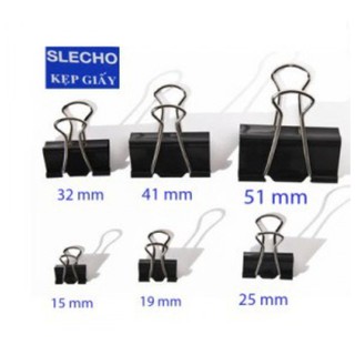 [Kẹp bướm] Kẹp giấy Echo 19mm - Hộp 12 cái