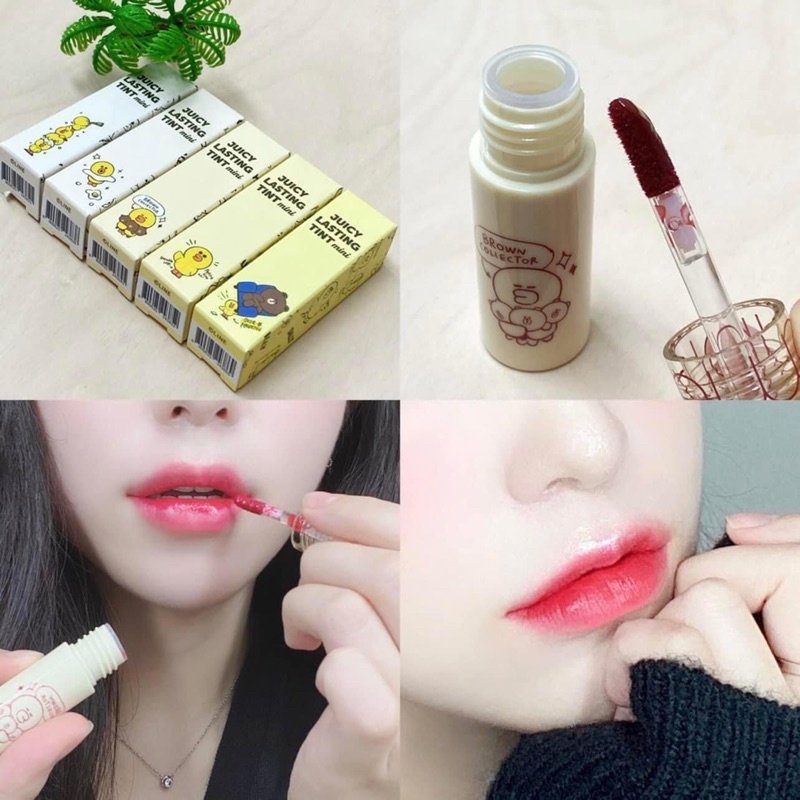 [Mini] Son tint bóng Romand x Line Friends Juicy Lasting Tint Mini