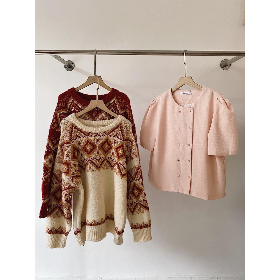 ÁO LEN CHUI HOA TIẾT