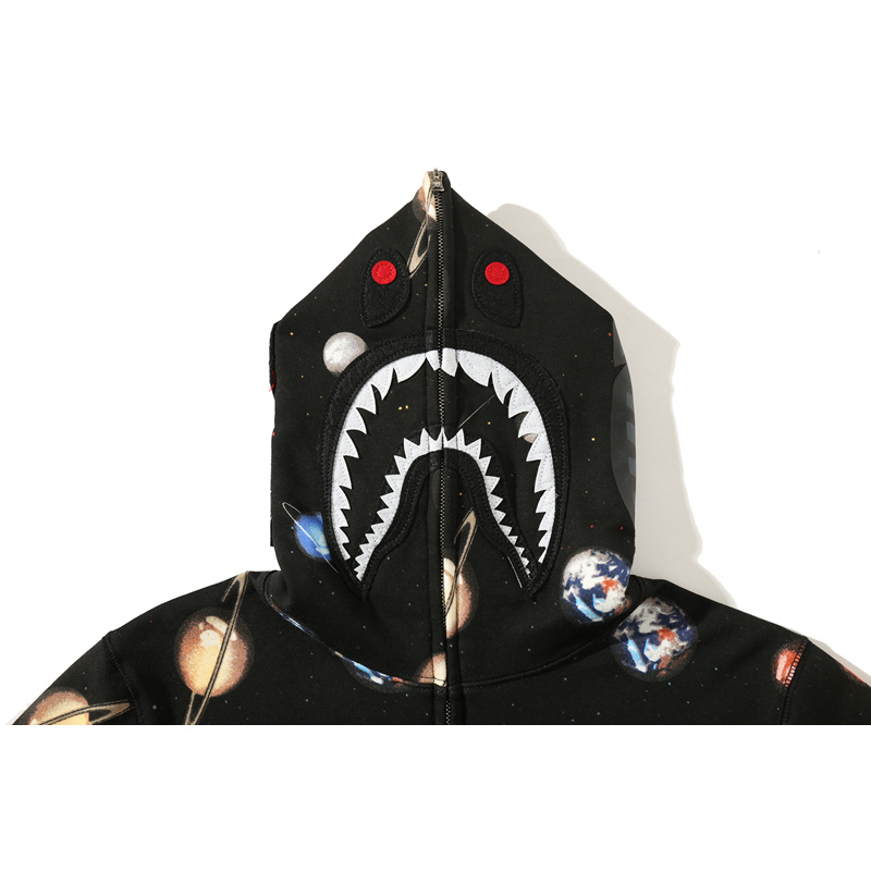 Bape Áo Khoác Hoodie In Hình Hành Tinh Galaxy Size M-3Xl Thời Trang Cho Nam Và Nữ