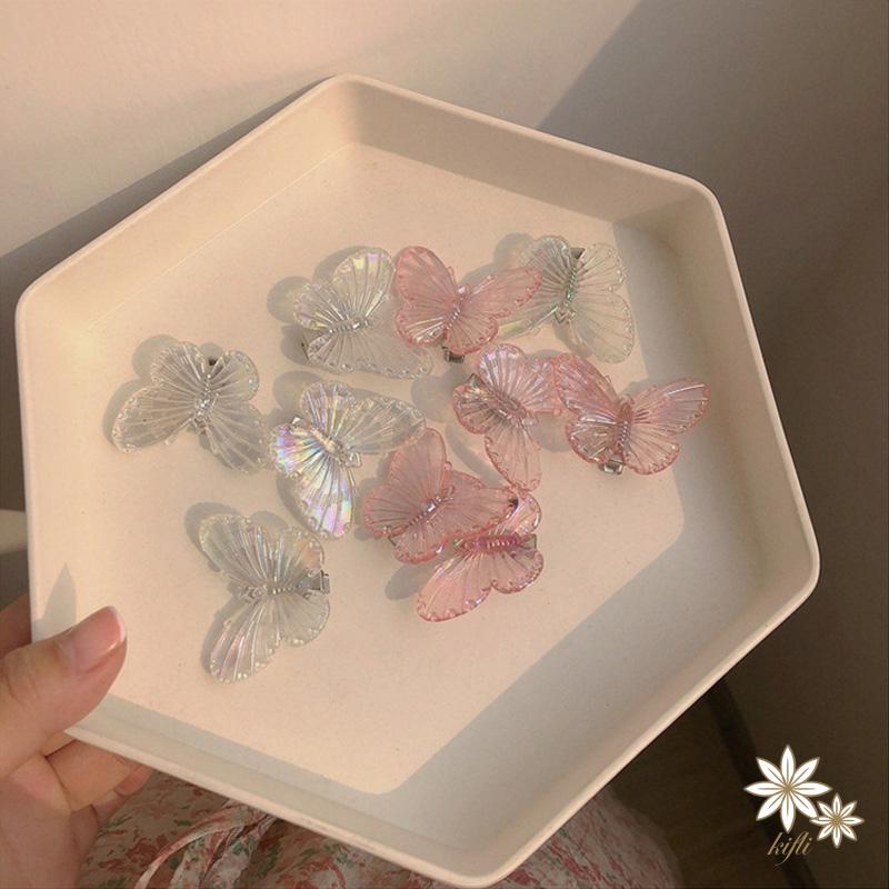 Kẹp Tóc Hình Bướm Bằng Nhựa Thiết Kế Xinh Xắn Thời Trang